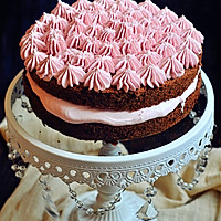 完美搭配巧克力树莓奶油芝士蛋糕的做法图解6