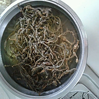 长豆干烧肉的做法图解2