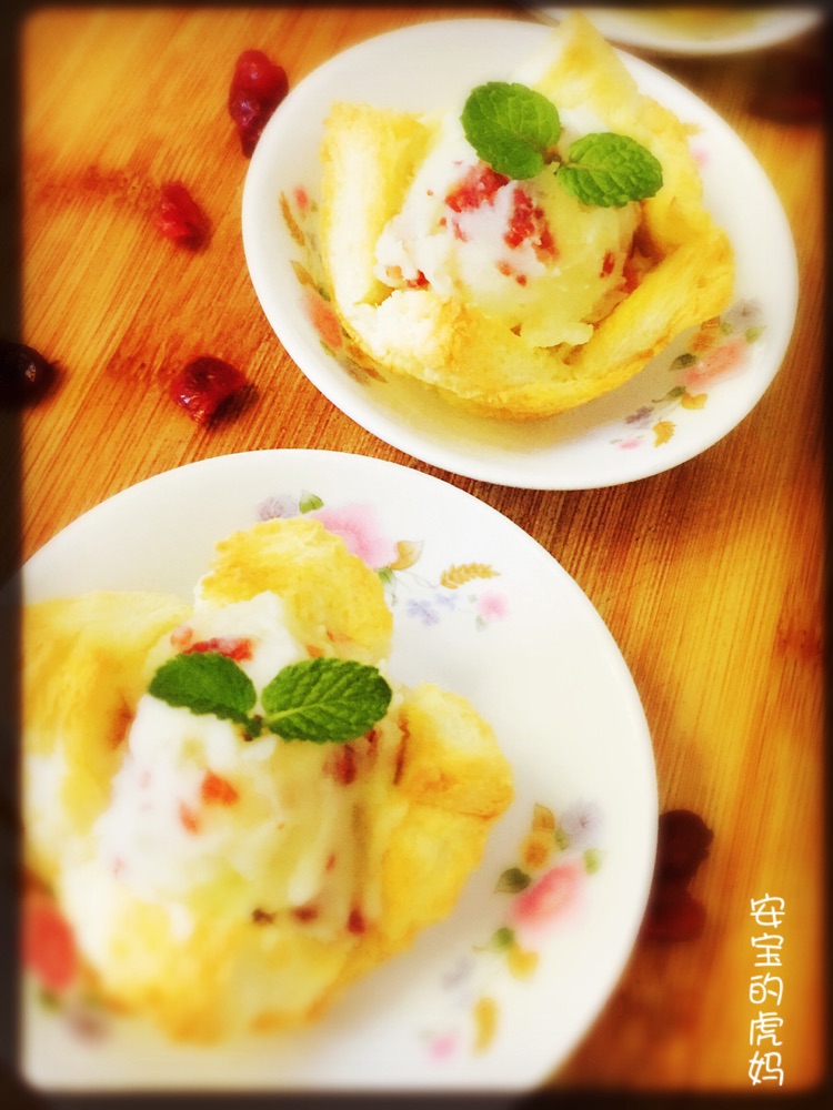 #美食复刻#蔓越莓奶香土豆泥吐司塔的做法图解11