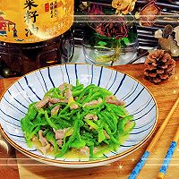 #向往的生活 就是外婆乡#青椒炒肉丝的做法图解6