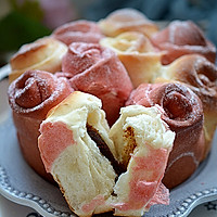 玫瑰花面包的做法图解19