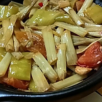酸辣开胃～炒空心菜梗的做法图解11