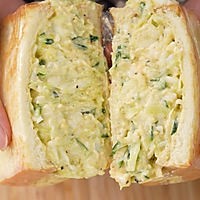 夏日减脂快手早餐便当|鸡蛋卷心菜三明治的做法图解7
