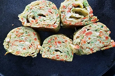 蔬菜厚蛋烧