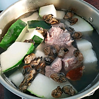 牡蛎干冬瓜薏米猪骨汤#花10分钟，做一道菜！#的做法图解2