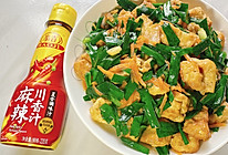 韭菜炒油豆腐