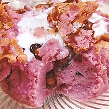 紫薯酸奶珍珠蛋糕电饭煲版