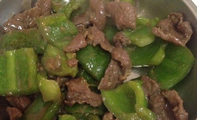 青椒炒牛肉