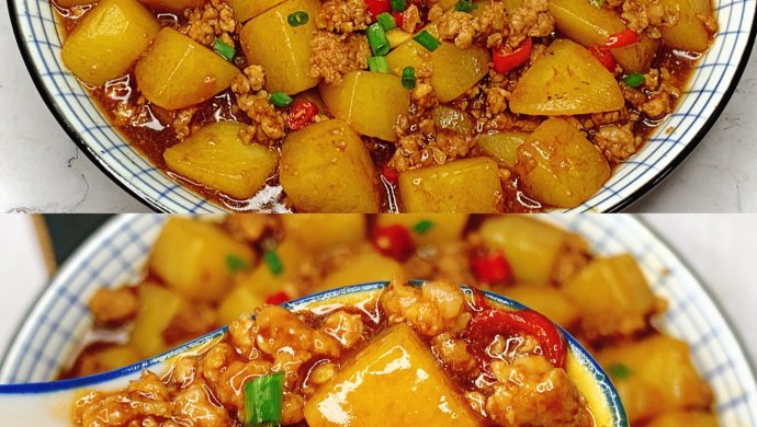 超级下饭的家常菜肉末炒土豆