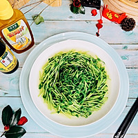 香油鸡汁豆苗旋的做法图解13