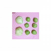 抹茶双色蔓越莓面包的做法图解6