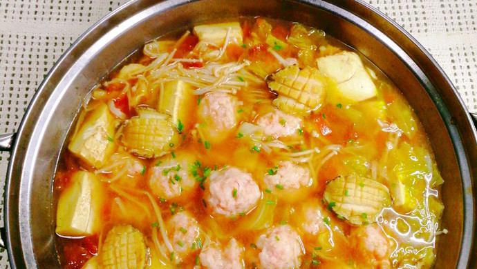 美味下饭的虾滑鲍鱼豆腐煲（不加粉也Q弹的虾滑）