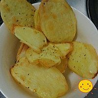 薯片 低脂 海盐 黑胡椒  空气炸锅的做法图解5