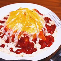 火山蛋包饭| 意想不到的美味的做法图解17