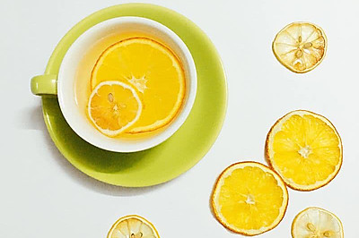 柠檬橙片 烘焙出纯天然健康果茶