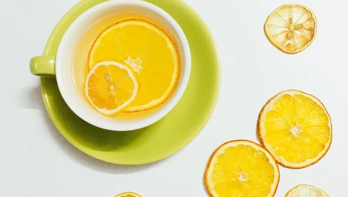 柠檬橙片 烘焙出纯天然健康果茶