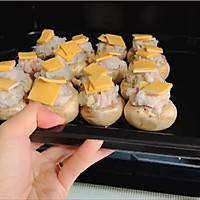 芝士培根芋泥烤口蘑—快手小食系列的做法图解17