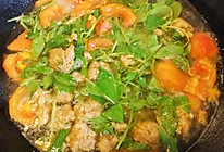 西红柿金笕肉丸子汤的做法