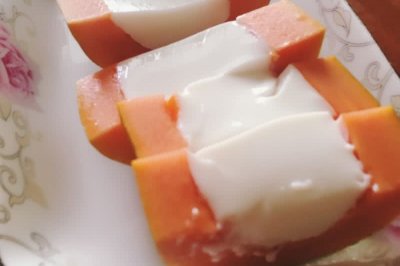 木瓜椰奶冻