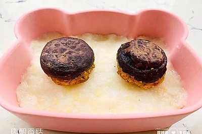 宝宝辅食-肉酿香菇