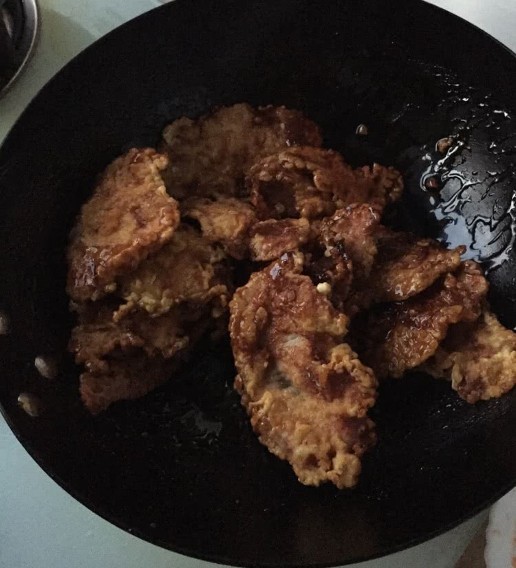 锅包肉的做法图解6