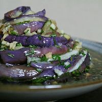 紫薇花开--低油手撕香茄的做法图解7