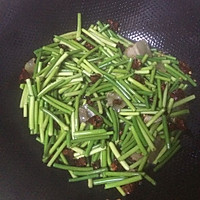 小炒蒜苔的做法图解4