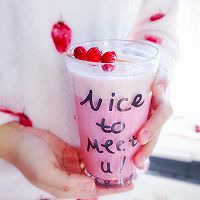 蔓越莓香蕉酸奶昔#百变莓小姐#的做法图解7