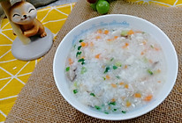 #美食视频挑战赛#小鹿优鲜-鳕鱼香菇粥的做法