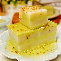 新中式点心 | 抹茶桂花糕 | 软糯香甜唇齿留香~的做法图解14