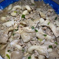 肉沫炒平蘑的做法图解6