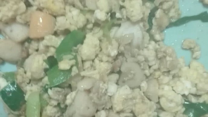 扇贝丁炒鸡蛋