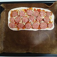 牛油果意式香肠披萨的做法图解5