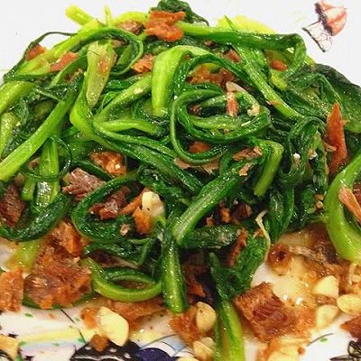 豆豉鲮鱼油麦菜