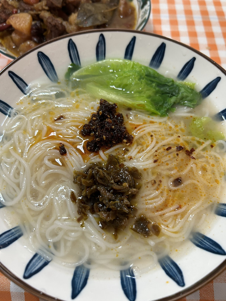 汤面米粉的做法