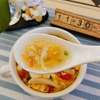 #本周热榜#番茄菌菇豆腐甩脂汤的做法图解9