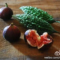 蜜汁苦瓜酿无花果的做法图解1