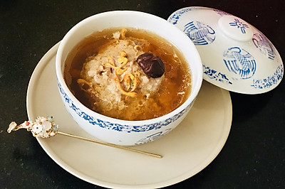 春日菜谱之虫草花炖肉饼汤