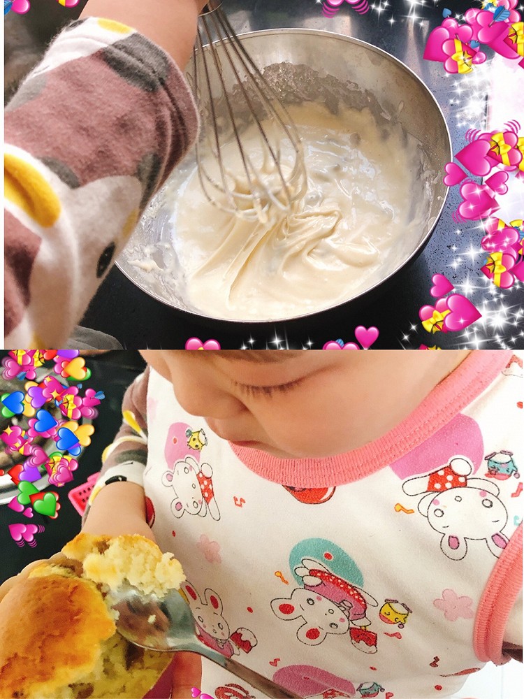 亲子时光：和孩子一起做葡萄干麦芬蛋糕的做法