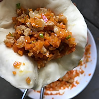 小样儿 胡萝卜大肉包的做法图解12