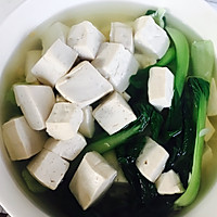 减肥餐—青菜豆腐的做法图解5
