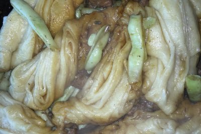排骨豆角卷子