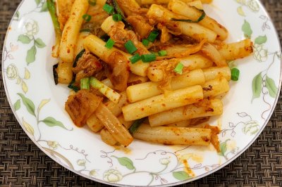 十分钟的泡菜炒年糕