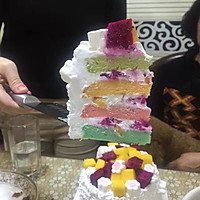 超简单彩虹蛋糕（有内涵）的做法图解13