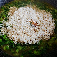 酱卤肉焖油菜饭的做法图解4