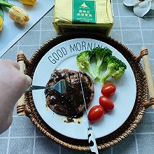 #奈特兰草饲营养美味#这样的黑椒牛排早餐平时在家里一样可以做