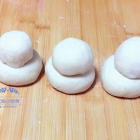 雪人豆沙包的做法图解9