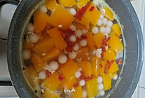 南瓜鸡头米小圆子汤的做法