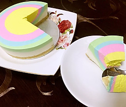 彩虹慕斯蛋糕的做法