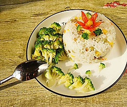 #安佳儿童创意料理#牛肉肠杂蔬米饭的做法